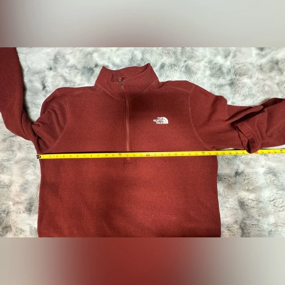 The North Face Red Quarter-Zip Pullover